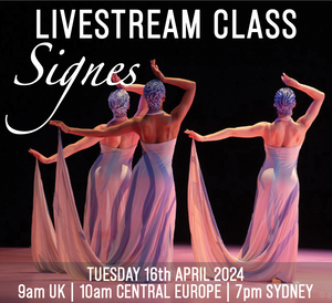 TUESDAY 16th APRIL -  9am UK | 10am CENTRAL EUROPE | 7pm SYDNEY