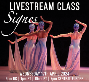 WEDNESDAY 17th APRIL 2024 -  6pm UK | 1pm Eastern Time | 10am Pacific Time | 7pm Central Europe