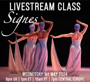 WEDNESDAY 1st MAY 2024 -  6pm UK | 1pm Eastern Time | 10am Pacific Time | 7pm Central Europe